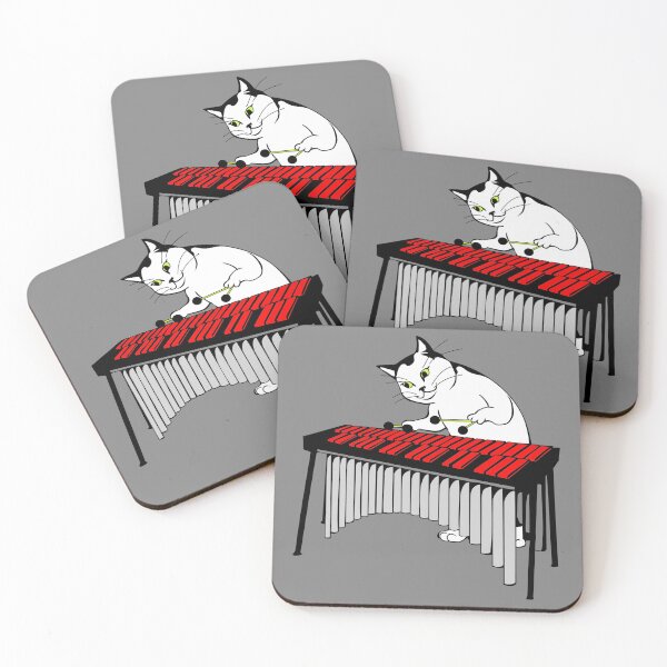 Item preview, Music Lover Cat Playing Xylophone designed and sold by SystemLion.