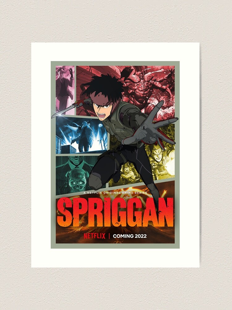 The Spriggans Red Ver.:Spriggan Anime Movie Sticker for Sale by