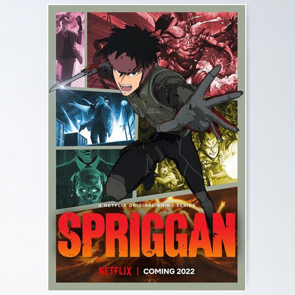 The Spriggans Red Ver.:Spriggan Anime Movie Poster for Sale by