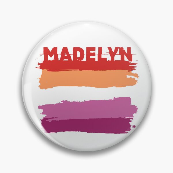 Item preview, Madelyn lesbian name Rainbow LGBT pride designed and sold by LoveIsColorful.