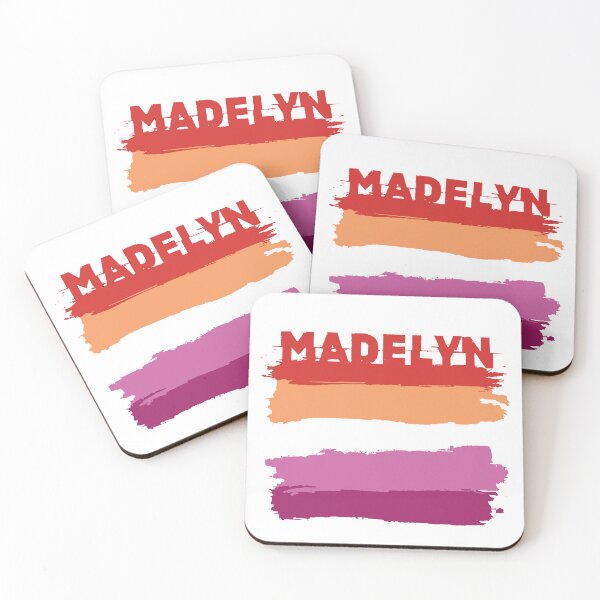 Item preview, Madelyn lesbian name Rainbow LGBT pride designed and sold by LoveIsColorful.