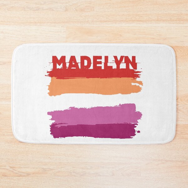 Item preview, Madelyn lesbian name Rainbow LGBT pride designed and sold by LoveIsColorful.
