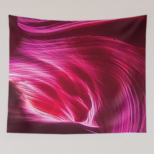 Item preview, PATTERN DESIGN STUDY #52 – Colorful Swirls of Wine and Purple Silk designed and sold by DEL-Productions.