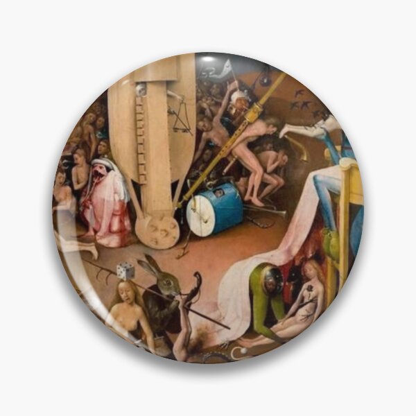 The Garden of Earthly Delights. Triptych by Hieronymus Bosch. Fragment.  Pin