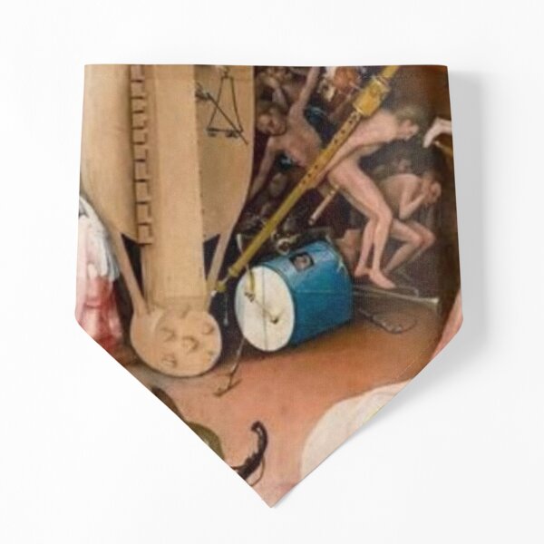 The Garden of Earthly Delights. Triptych by Hieronymus Bosch. Fragment.  Pet Bandana