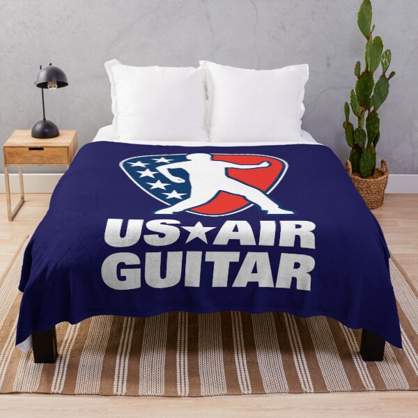 Item preview, US Air Guitar (White Text) designed and sold by Airwear 6.0.