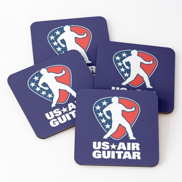 Item preview, US Air Guitar (White Text) designed and sold by Airwear 6.0.