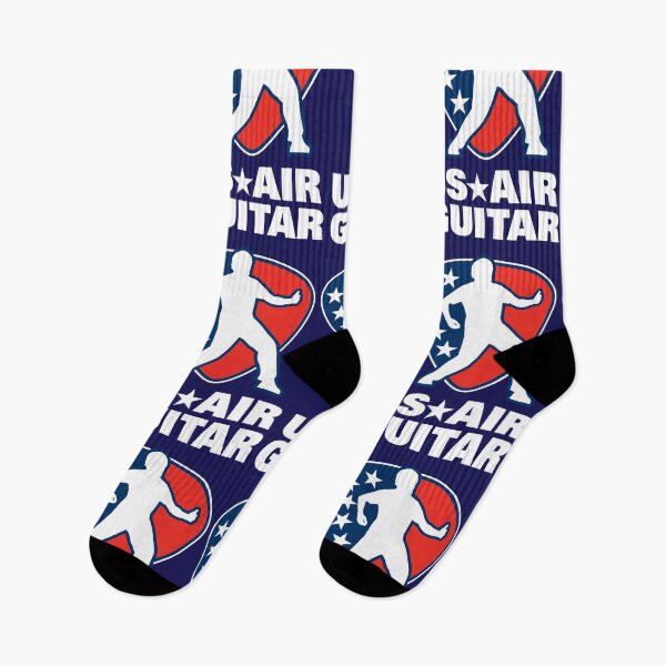 Item preview, US Air Guitar (White Text) designed and sold by Airwear 6.0.