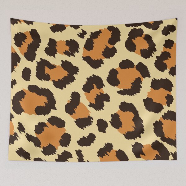 Item preview, Little Tiger Print Pattern Yellow designed and sold by Blindouija.