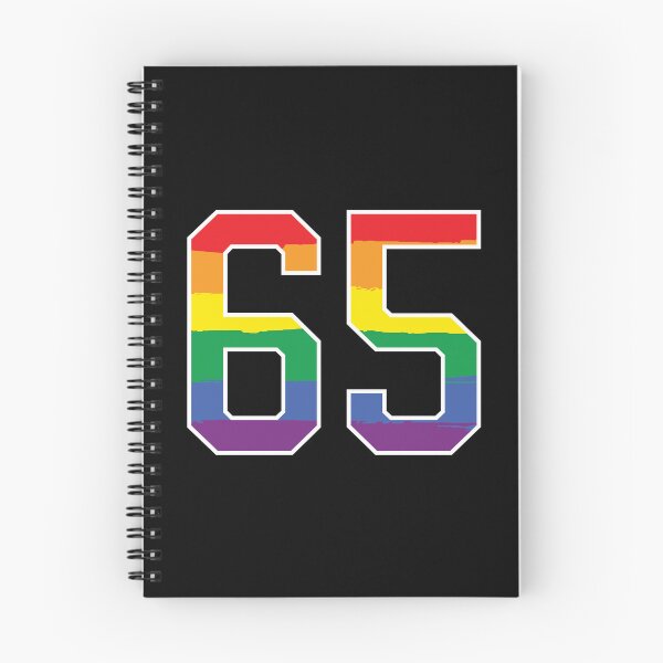 Item preview, Number 65 Rainbow LGBT pride sixty five designed and sold by LoveIsColorful.