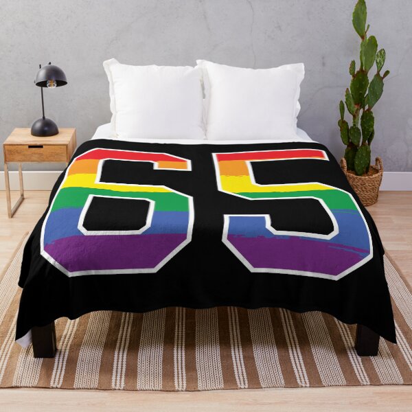 Item preview, Number 65 Rainbow LGBT pride sixty five designed and sold by LoveIsColorful.