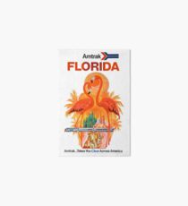 Amtrak Florida Amtrak Takes You Clear Across America Art Board