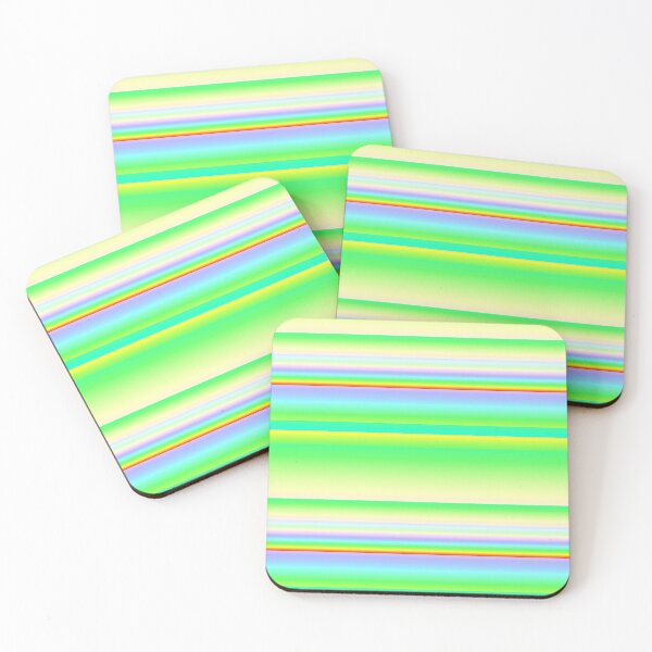 Item preview, Light green striped | Green multicolor stripes designed and sold by lausn.