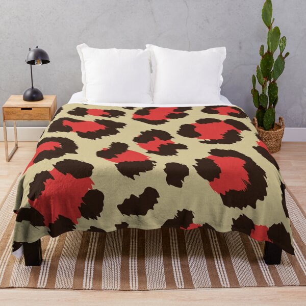 Item preview, Little Tiger Print Pattern Red designed and sold by Blindouija.