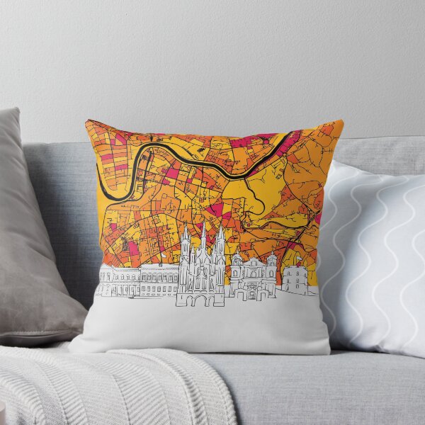 Item preview, Vilnius Skyline Map designed and sold by hebstreit.