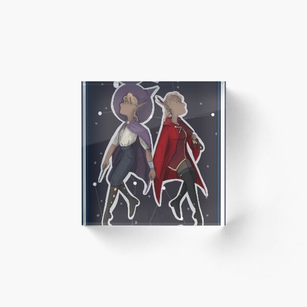 The Twins Acrylic Block