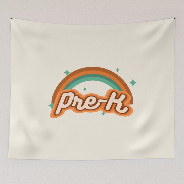 Item preview, Pre-K PreK Preschool Rainbow Retro Preschool designed and sold by SocialLook.