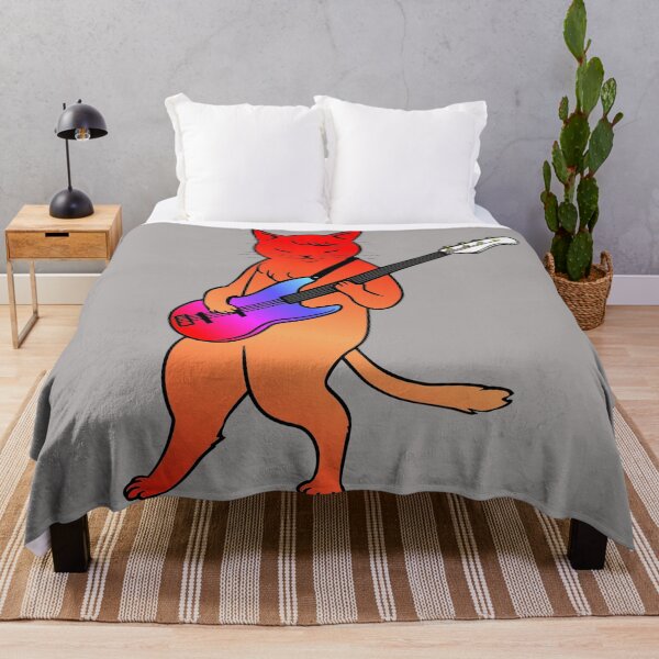 Item preview, Music Lover Cat Playing Electric Guitar designed and sold by SystemLion.