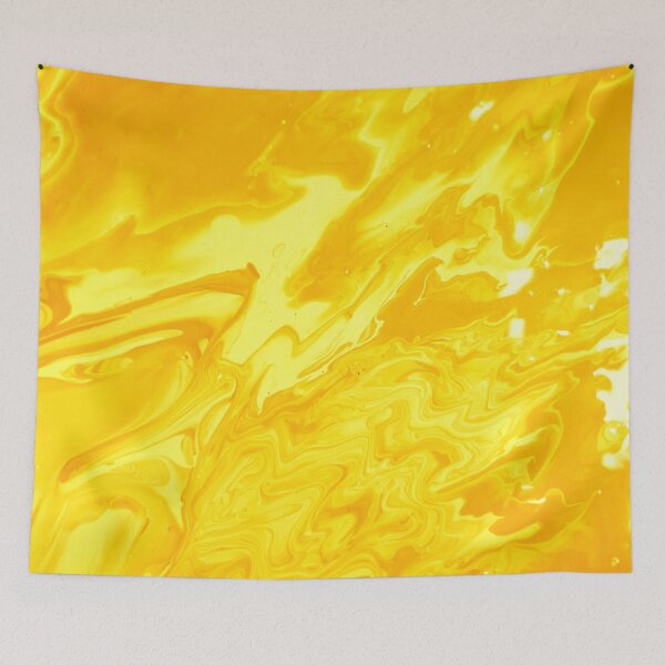 Item preview, PATTERN DESIGN STUDY #55 – Colorful Abstract of Liquid Gold designed and sold by DEL-Productions.