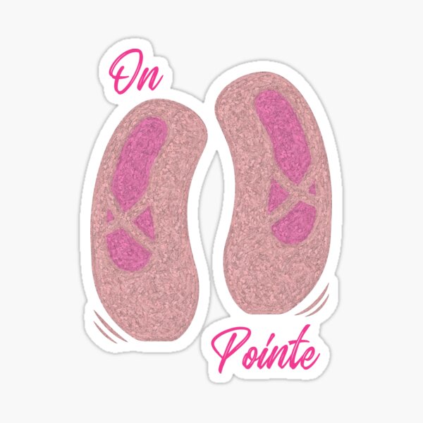 Item preview, On Pointe Ballet Shoes, Dance Sweatshirt, by DAM Creative, designed and sold by DAM Creative ⭐⭐⭐⭐⭐.