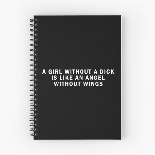 Item preview, A girl without a dick is like an angel without wings designed and sold by QueendarChanse.