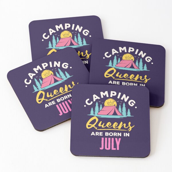 Item preview, Camping Birthday Women Queens Are Born in July designed and sold by jaygo.
