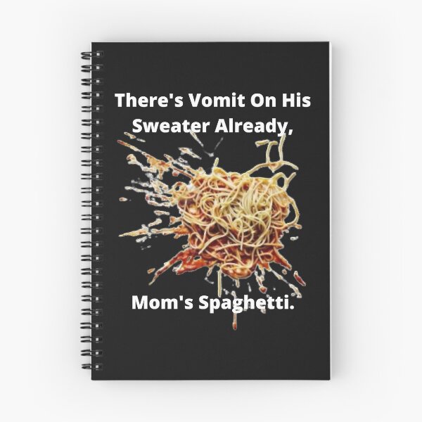 Item preview, Eminem Spaghetti Meme (black) -  Funny Eminem Meme, Funny Meme, 8 mile, Vomit On His Sweater Already designed and sold by Cinnamonhomes.
