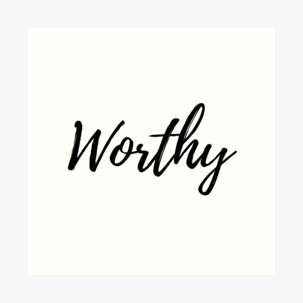 Item preview, You are Worth it! designed and sold by ActionFocus.