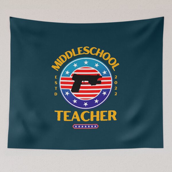 Item preview, Anti gun teacher uvalde Texas shooting gun control now reform demand action  designed and sold by DesignsbyMona.