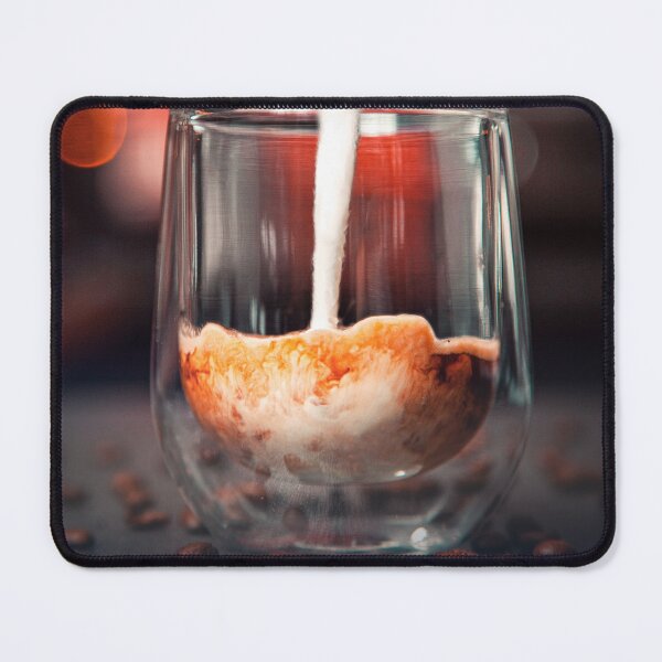 Item preview, Close up of pouring milk and preparing coffee designed and sold by Chris-Thodd.