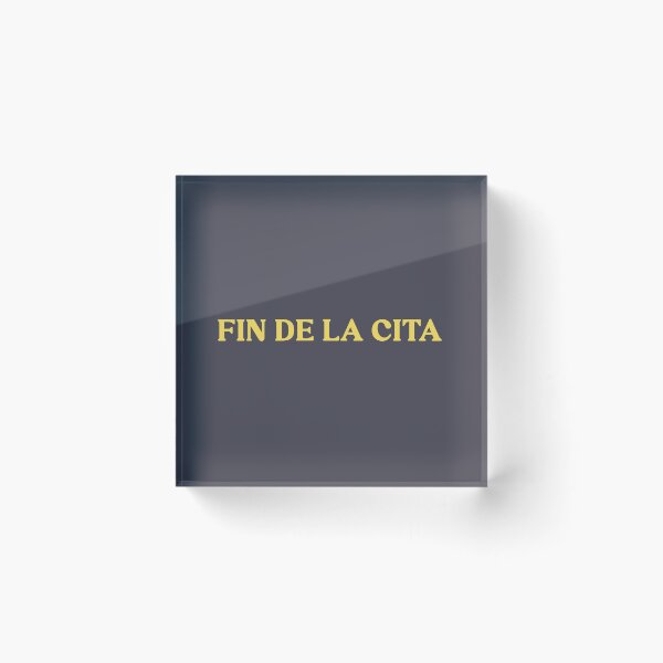 Item preview, Fin de la cita, mustard designed and sold by perezzzoso.