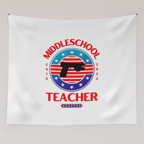 Item preview, Anti gun teacher uvalde Texas shooting gun control now reform demand action  designed and sold by DesignsbyMona.