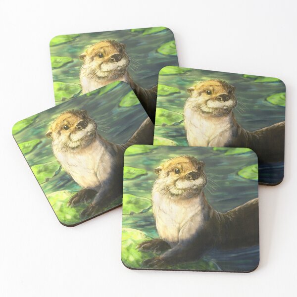 Item preview, Daisy the River Otter designed and sold by alandodrawing.