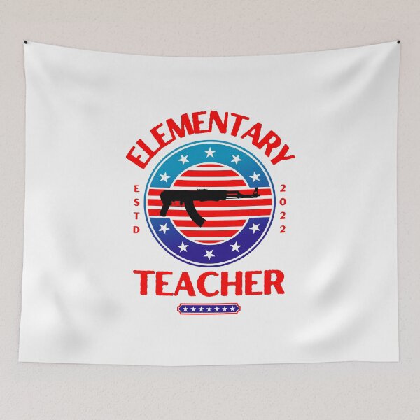 Item preview, Anti gun teacher uvalde Texas shooting gun control now reform demand action  designed and sold by DesignsbyMona.