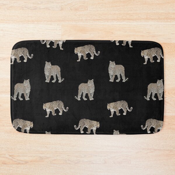 Item preview, Modern Black Golden Leopard Jungle Animals designed and sold by NdesignTrend.