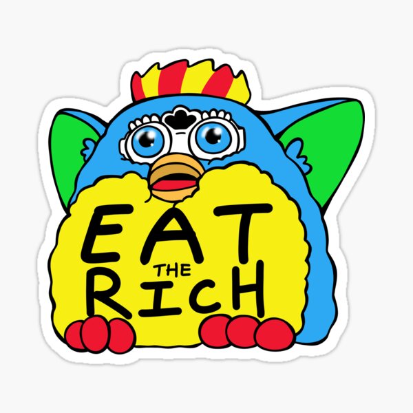 Eat the Rich Toy Sticker