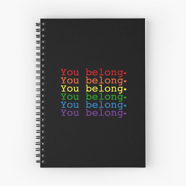 Item preview, You Belong Pride LGBT Pride Month T-Shirt designed and sold by pasthelium8700.