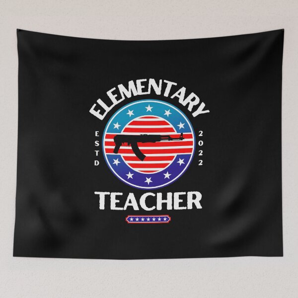 Item preview, Anti gun teacher uvalde Texas shooting gun control now reform demand action  designed and sold by DesignsbyMona.
