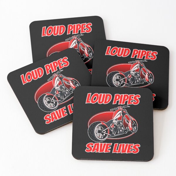 Item preview, Loud pipes save lives, Live ro ride, biker quotes, designed and sold by Lekrock.