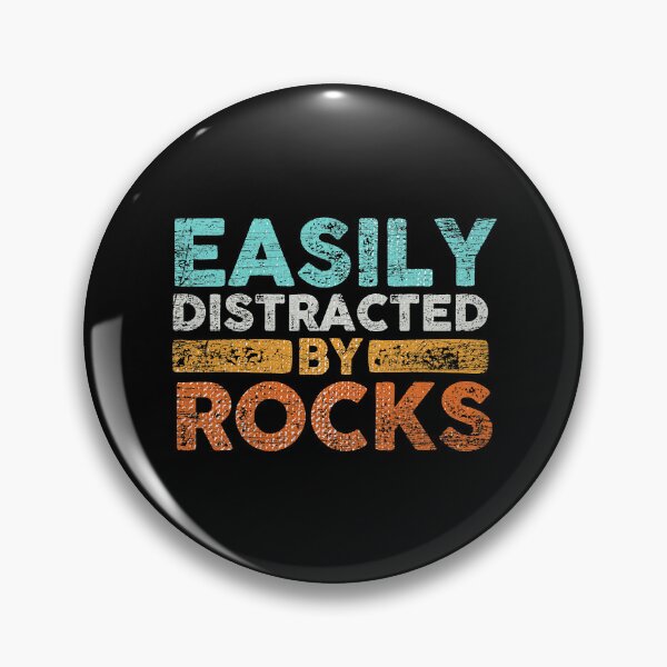 Item preview, Easily Distracted By Rocks Geology Funny Archaeologist designed and sold by Xtjjae.
