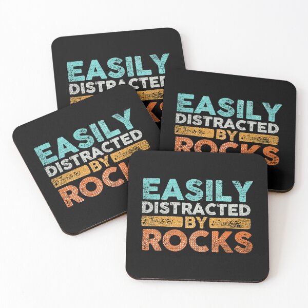 Item preview, Easily Distracted By Rocks Geology Funny Archaeologist designed and sold by Xtjjae.