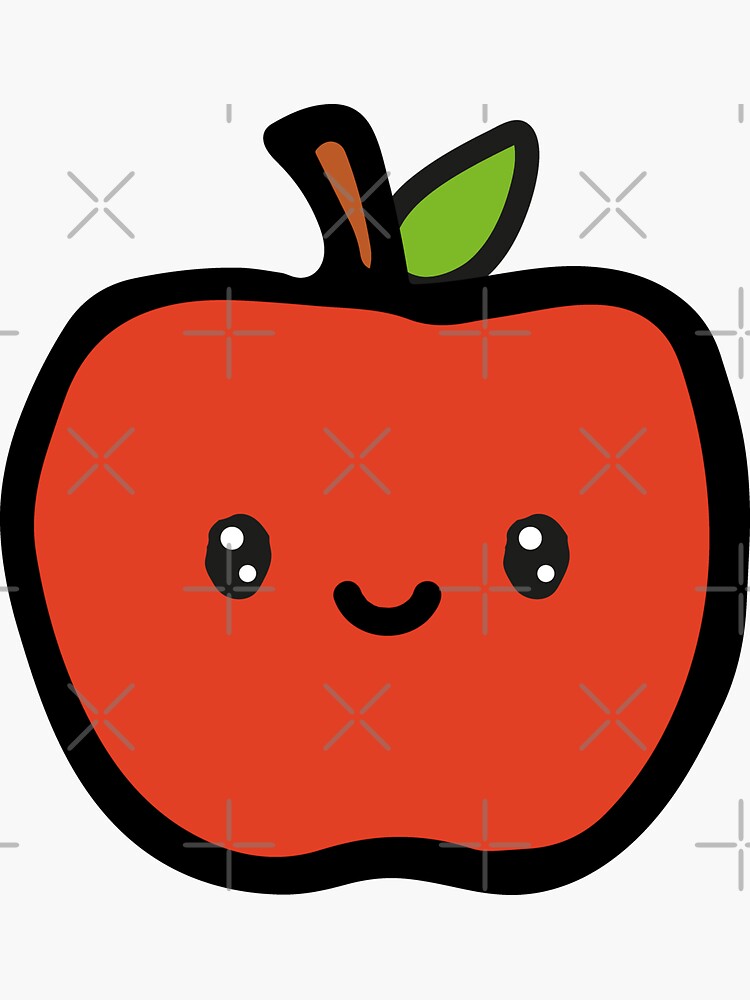 Free: Fruit Drawing Television Image Food - cute apple - nohat.cc