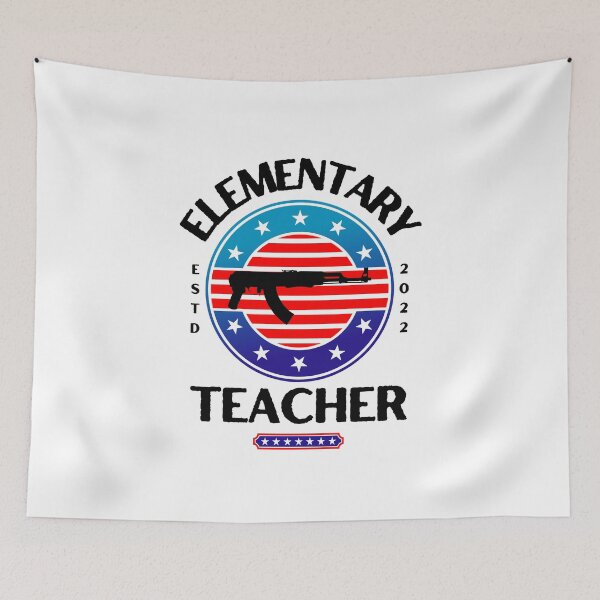 Item preview, Anti gun teacher uvalde Texas shooting gun control now reform demand action  designed and sold by DesignsbyMona.