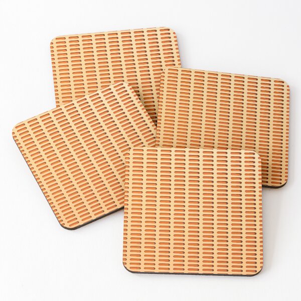 Item preview, PATTERN DESIGN STUDY #58 – Slots in Orange Wall designed and sold by DEL-Productions.