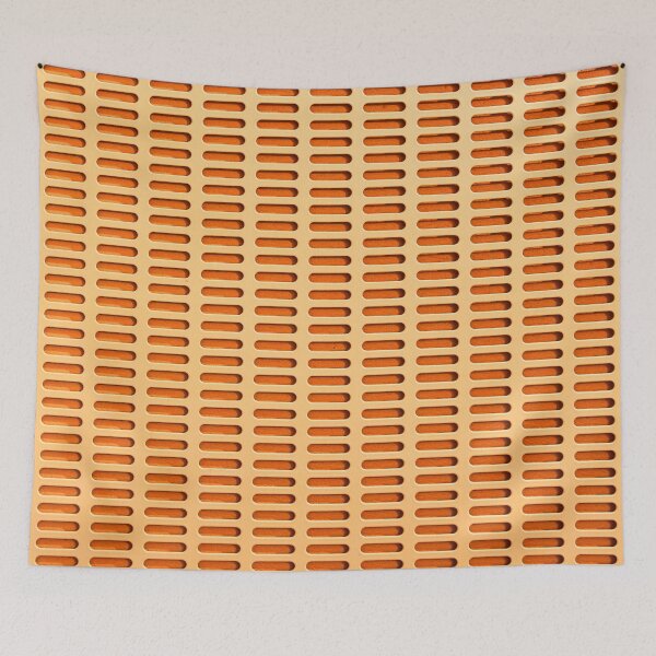 Item preview, PATTERN DESIGN STUDY #58 – Slots in Orange Wall designed and sold by DEL-Productions.