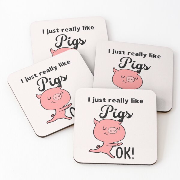 Item preview, I just really like pigs, ok cool mammals lover quote owner gift designed and sold by ourpretty.