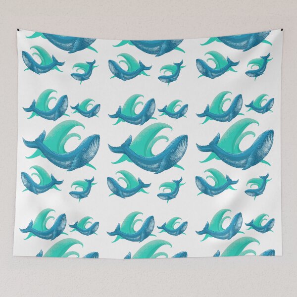 Item preview, Waves Wale designed and sold by Ellina.