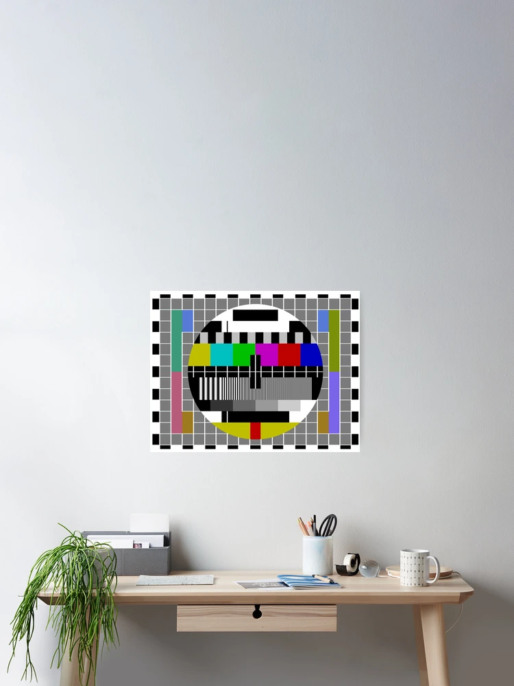 Thumbnail 2 of 3, Poster, Test Pattern Logo designed and sold by Unisson Perth.