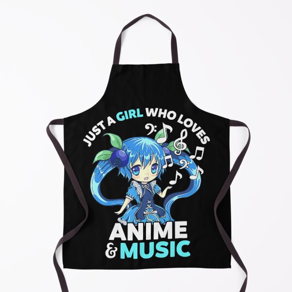 Item preview, Just A Girl Who Loves Anime and Music designed and sold by nwaja-art.