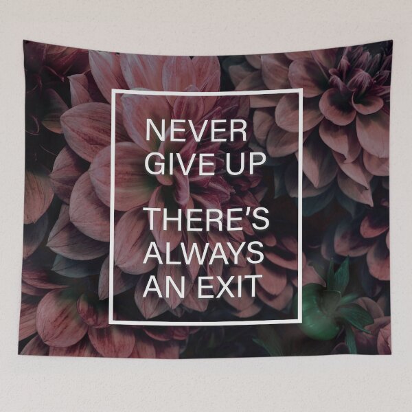 Item preview, Never Give Up designed and sold by Melinski Arts.